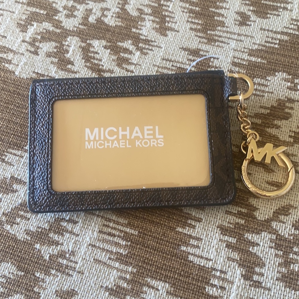 Michael Kors Kala Sm Flap Key Ring Card Case - Picture 2 of 11